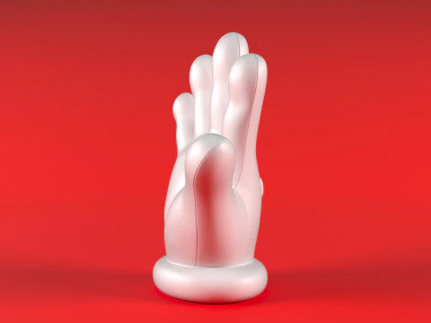Mario Hand - Give 5 3D Print Model