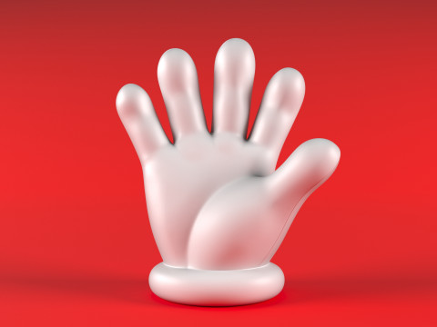 Mario Hand - Give 5 Modèles 3D en vedette