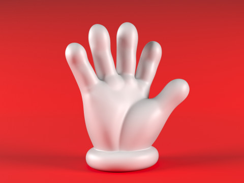 Mario Hand - Give 5 Modèles 3D en vedette