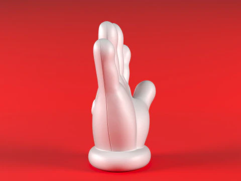 Mario Hand - Give 5 3D Print Model