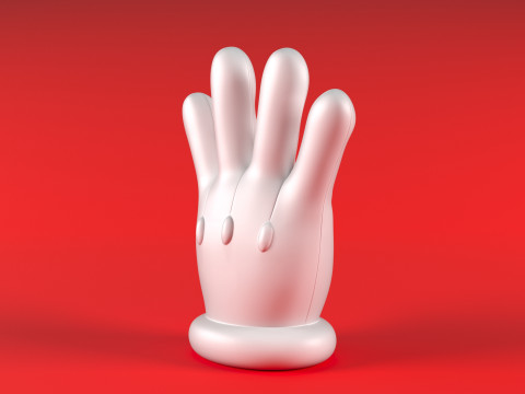 Mario Hand - Give 5 Modèles 3D en vedette