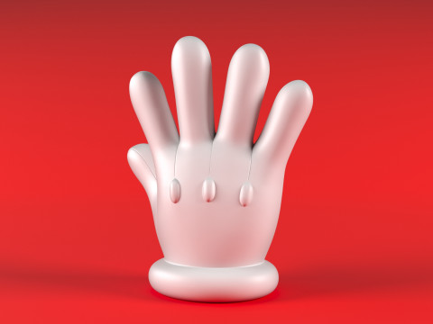 Mario Hand - Give 5 Modèles 3D en vedette