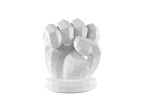 Mario Hand - Fist 3D 打印模型