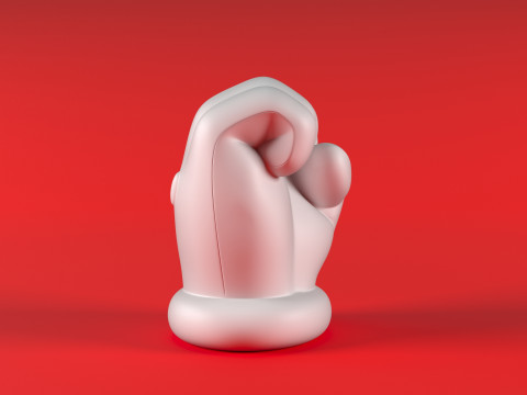 Mario Hand - Fist 3D 打印模型