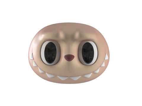 Labubu Face 3D Принт Модель