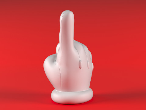 Mario Hand - Index 3D printmodel