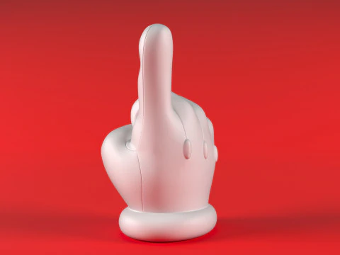 Mario Hand - Index 3D Print Model