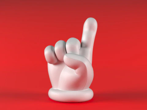 Mario Hand - Index 3D Print Model