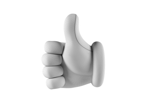 Mario Hand - Like 3D 프린트 모델