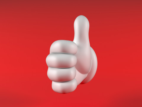 Mario Hand - Like 3D 프린트 모델