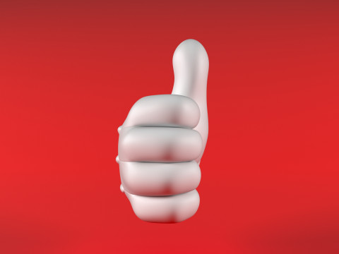 Mario Hand - Like 3D 프린트 모델