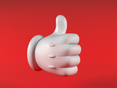 Mario Hand - Like 3D 프린트 모델
