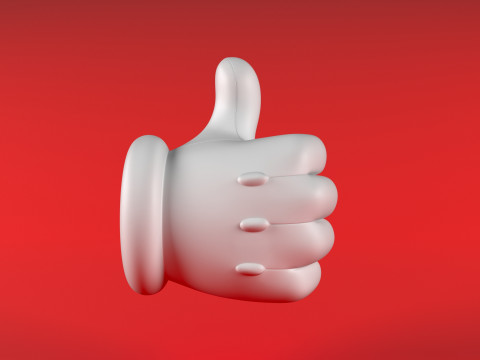 Mario Hand - Like 3D 프린트 모델