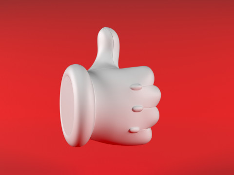 Mario Hand - Like 3D 프린트 모델