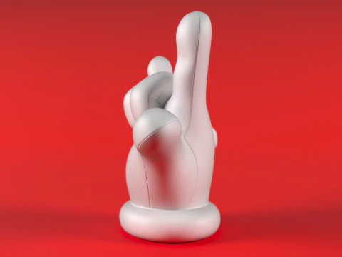 マリオハンド - ILY 3Dプリントモデル