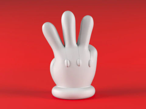 Mario Mano - Tre Modello di stampa 3D