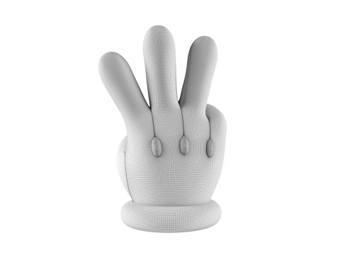 Mario Hand - Three 3D 打印模型