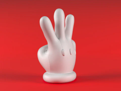 Mano de Mario - Tres Modelo de impresión 3D