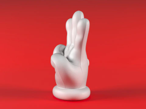 Mano de Mario - Tres Modelo de impresión 3D