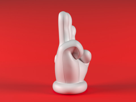 Mario Hand - Three 3D 打印模型