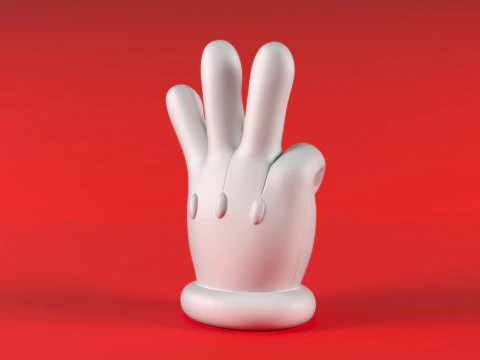Mano de Mario - Tres Modelo de impresión 3D