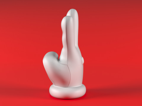 Mario Hand - Four 3D Print Model