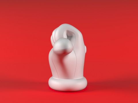 マリオハンド シャカ 3Dプリントモデル