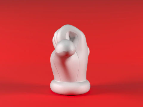 Mario Hand - Shaka 3D Print Model
