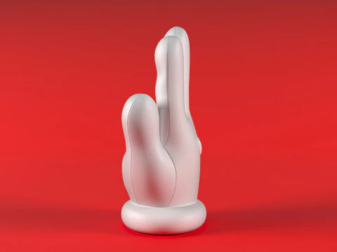 Mario Hand - Palm 1 3D Print Model