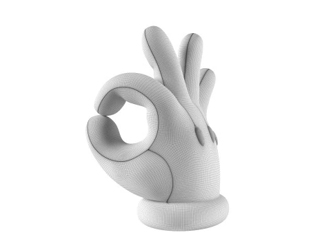 マリオハンド - OK 3Dプリントモデル