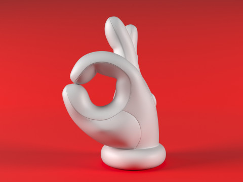 Mario Hand - OK 3D Druckmodell