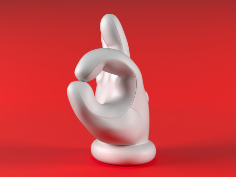 Mario Hand - OK 3D Druckmodell