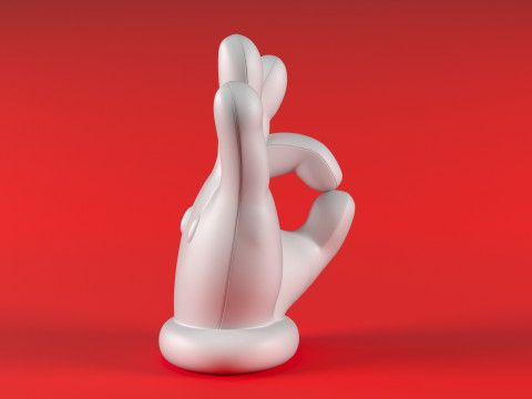 Mario Hand - OK 3D Druckmodell