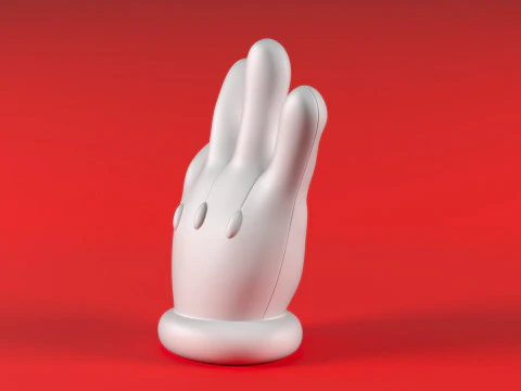 マリオハンド - OK 3Dプリントモデル