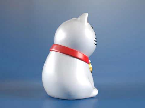 Maneki Neko 3D Print Model