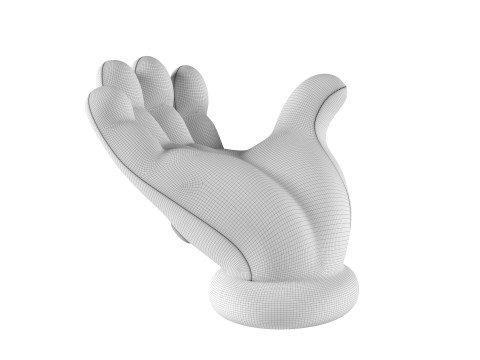 Mario Hand - Beggar 3D 打印模型