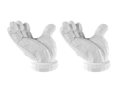 Mario Hand - Beggar 3D Print Model