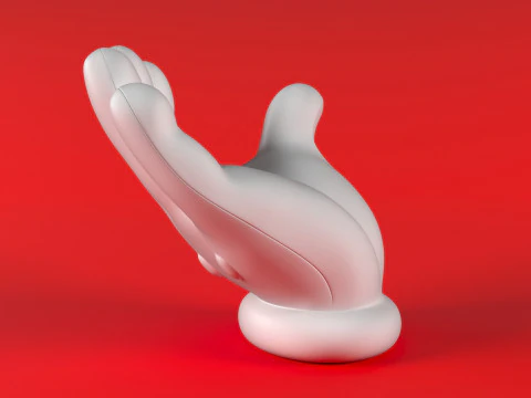 Mario Hand - Beggar 3D Print Model