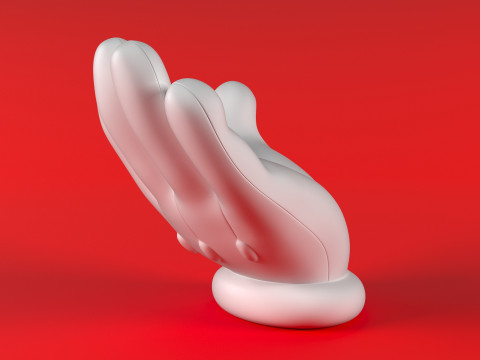 Mario Hand - Beggar 3D 打印模型