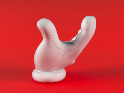 Mario Hand - Beggar 3D Print Model