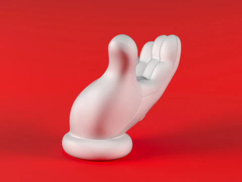 Mario Hand - Beggar 3D Print Model