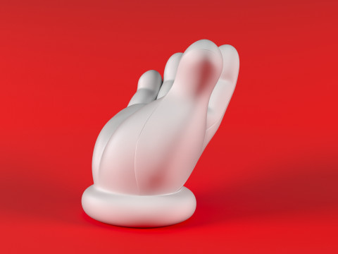 Mario Hand - Beggar 3D 打印模型