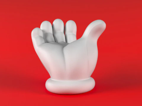 Mario Hand - Beggar 3D Print Model
