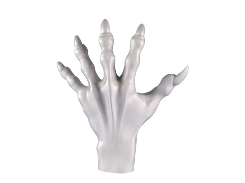 Werewolf hand - Give five 3D Print Model