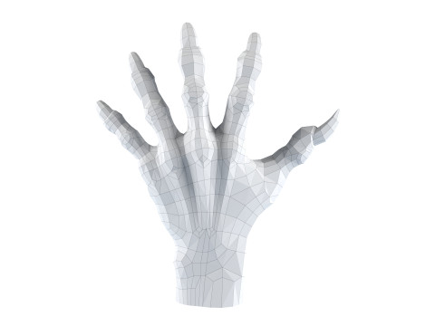 Werewolf hand - Give five 3D 打印模型