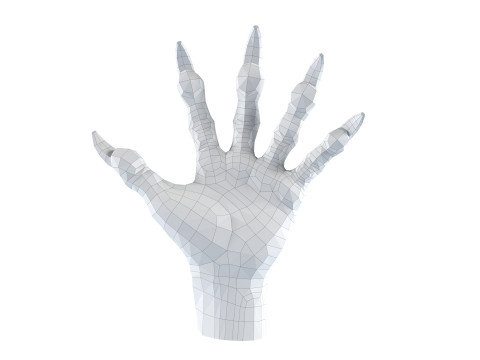Werewolf hand - Give five 3D 打印模型