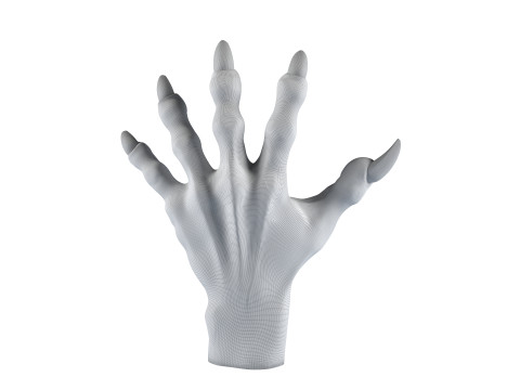 Werewolf hand - Give five 3D 打印模型