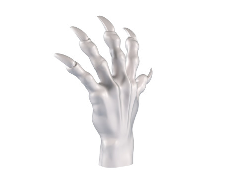 Werewolf hand - Give five 3D 打印模型