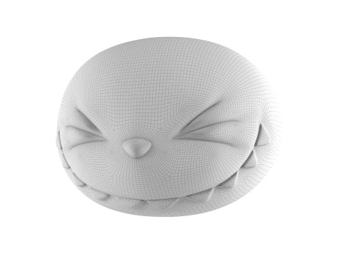 Face Labubu - Laughing 3D Print Model