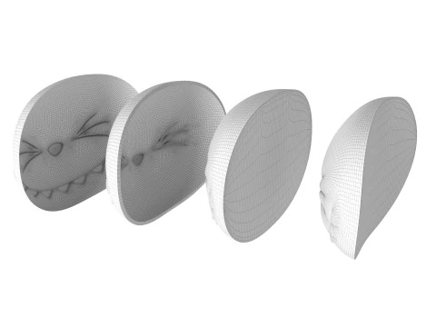 Face Labubu - Laughing 3D Print Model